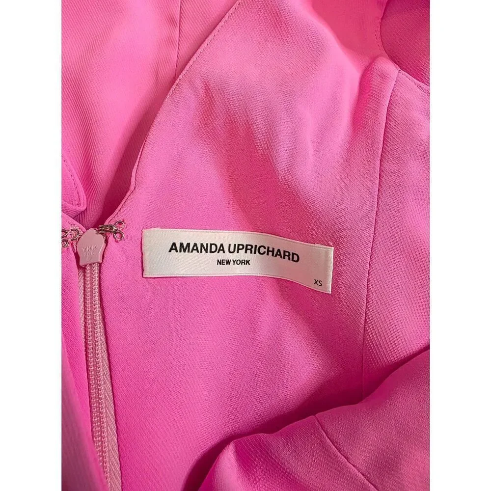 Amanda Uprichard Allora Dress, Pink XS $202